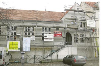 Gemeinschaftshaus renoveras. Gemeinschaftshaus renoveras.
